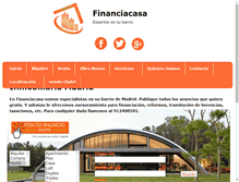 Tablet Screenshot of financiacasa.com